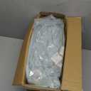 EASELAND King Size Down Alternative Comforter - Quilted Duvet Insert for All Seasons, Soft Lightweight with Corner Tabs, Summer Winter Warm Bedding, Aqua 90x102 Inches