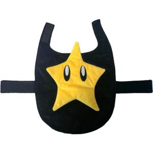 ComfyCamper Hat and Suspenders Dog Costume - X Large Medium Small Lab Star Space Cosplay Halloween Costumes, Large, Yellow