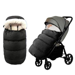 Waterproof Thickened Universal Stroller Blanket - Baby/Toddler Stroller Footmuff, Sleeping Bag & Bunting, Cold-Weather Winter CoverDark Grey