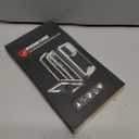 iPhone 13 Metal Case with Screen Protector Kickstand Camera Slide Cover - Heavy Duty Military Sturdy Armour Shockproof for Man (Black)