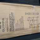 Olympia Tools 89-350 Pack-N-Roll Folding Collapsible Service Cart, 150LB Capacity, Rose