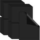 36 Pack Non Adhesive Magnetic Sheet 8.5 x 11 Inch Flexible Magnetic Tape Sheets for Crafts for Arts and Crafts Scrapbooking DIY Photograph, Easy to Organize and Cut