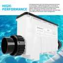 IC60 Swimming Pool Salt Cell Fit for Pentair IntelliChlor IC60 Replaces EC-521105 521105 - Suitable for up to 60,000-Gallon Saltwater Pool Chlorination Systems - Chlorine Generator