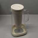 GLACIER FRESH 10 Cup Purela Glass Water Pitcher with 1 Ultrafiltration Membrane and Activated Carbon Filter, Reduces 99% Chlorine, PFOA&PFOS, Coliforms, White