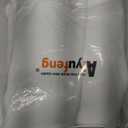 Aiyufeng Pure White Curtains for Bedroom 54 Inches Long 2 Panels Set, Room Darkening Window Treatment, Short Curtain Drapes, Soft Touching Casual Rod Pocket Privacy Curtains, W40 x L54 Inch