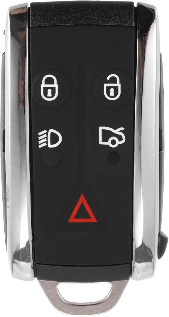 X AUTOHAUX 315MHz Smart Proximity Keyless Entry Remote Key Fob for for Jaguar XK 2014-1015 for Jaguar XKR 2007-2014 for Jaguar XF 2009-2013 for Jaguar XK8 2007-2010 5 Buttons with door key