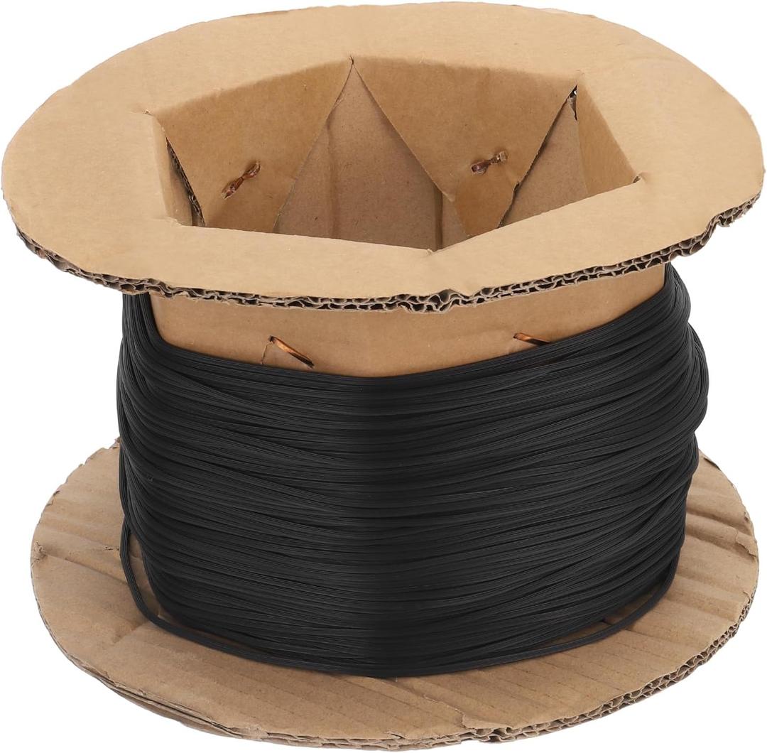 uxcell Screen Spline, 0.09" x 250ft Round Window Screen Repair Retainer Spline for Door Window Screens Replacement, Black 1 Roll