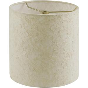 Aspen Creative 31237 Transitional Drum (Cylinder) Shaped Spider Construction Lamp Shade in Parchment, 8" Wide (8" x 8" x 8")