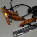 Seven Sparta 4 PCS Grill Led Lights Compatible with Toyota 4Runner 2014-2024 TRD Pro Grille and 2014-2019 SR5, Premium, Limited, TRD Off-Road, Fuse and Instruction Included (Amber)