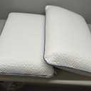Sleep Innovations Forever Cool Gel Memory Foam Pillow, Standard, White