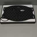 Red Light Photon Facial & Neck Mask with Remote Control, 7 Custom Modes with Infrared, Portable & Rechargeable with Timer for Home Use, 850nm Infrared & Red Light Masks, Black