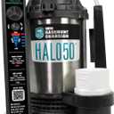 WAYNE HALO50 Smart Sump Pump   HP Stainless Steel Basement Protection Pump, Up to 5,100 GPH  Digitally Connected Flood Protection with App Monitoring  Quiet Operation