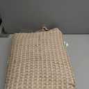 Bedsure Cooling Cotton Waffle King Size Blanket - Lightweight Breathable Summer Blanket of Rayon Derived from Bamboo for Hot Sleepers, Luxury Throws for Bed, Couch and Sofa, Light Brown, 104x90 Inches