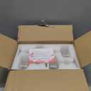 4 Pcs Ribbed Coupe Glasses, 10 oz Vintage Coupe Glass Set, Unique Martini Glass, Classic Cocktail Galssware, Bar Drinking Glasses Set Pefect for Cocktail, Wine, Champagne & Gift