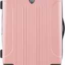 Travelers Club Chicago Hardside Expandable Spinner Luggage, Rose Gold, 22" Carry-On