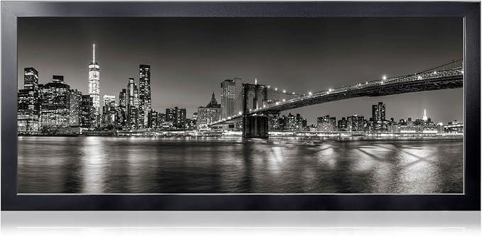 Annecy 12x30 Picture Frame for Wall Display, 12x30 Black Picture Frame with HD Plexiglas, 12 x 30 Frame 1 Pack, Display Frame for Vertical or Horizontal, Classic Collection