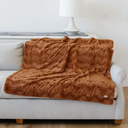 GRACED SOFT LUXURIES Throw Blanket Faux Fur Large Warm Cozy Comfy Cuddly Super Soft Throws for Couch, Sofa, Bed, Living Room, Travel (Large 50" x 60", Camel