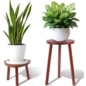 Eocogup Plant Stand Indoor,
2 Pack Single
Indoor,Planter Stand,Multi-purpose Plant Shelf for Living Room Balcony Garden Patio Office,Walnut