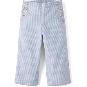 Gymboree Girls and Toddler Pull on Linen Pants (Blue)