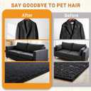 2 x Bifeaw Pet Hair Removal Glove - Adjustable Magic Brush Pet Hair - Dog Cat Hair Remover