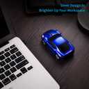 Certified Wireless Mouse Compatible with iOS Windows Android - Works with Computer, Laptop, Tablet, Mobile Phone - Universal Bluetooth/USB Receiver Connectivity (F1-TFB, Tour de France Blue)