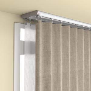 Silent Double Curtain Track Ceiling Mount 6'/8'/10'/12'/15', Wide 4" White Aluminum track Curtains Rail, Bedroom/Window/Hotel Drop Ceiling Curtains Tracks (without curtains & hooks) (Double, 10ft)
