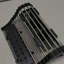 Hobychild Extra Large Expandable Roll Up Dish Drying Rack, 22.8 x 17.3 in with Expandable Storage Basket Over The Sink Rolling Dish Drainer, Foldable Sink Dish Drainer for Kitchen Counter, Black