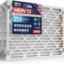 TruFilter Compatible with AprilAire 213 Replacement Filter for AprilAire (2-Pack) - MERV 13 - MADE IN USA - HVAC AC Furnace Filters Allergies, Mold, Bacteria, Smoke, MPR 1900 FPR 10 Air Filter