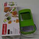 GoodCook Touch Veggie Dicer and Chopper, Stainless Steel Blades, 4-Cup Collection Container, Rapid Food Chopper, Versatile Uses, Non-Slip Base, BPA-Free, Efficient Size
