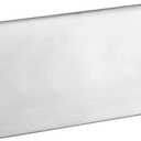 New Star Foodservice Stainless Steel Table Tent Sign (Silver (Plain), 3"x 1.5" (Set of 2))