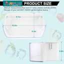 DA97-12935A RF220NCTASR Door Shelf Bin Replacement Compatible for Sam-sung Refrigerator (Both Left&Right Side) RF220NCTASG, RF220NCTAWW, RF220NCTASP, RF221NCTASP, RF221NCTASR ect Parts-by MIFLUS
