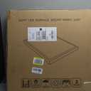 2x2 FT Surface Mount LED Panel Light Dimmable & 3 Color Selectable 3000K/4000K/5000K - 40W 24x24 Inch LED Flush Mount Ceiling Light Low Profile, 100-277V, Bright 4400LM, ETL Listed, 2 Pack (White)