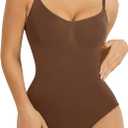 Shapewear, Bodysuit for Women, Tummy Control Bodysuit with Adjustable Straps, Seamless Snatched Body Shaper XS