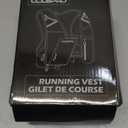 Running Vest for Women Men, Phone Pocket Running Hydration Vest with 500ML Soft Flask, Adjustable Chest Waist Straps, 10 Pockets Reflective Breathable Hydration Vest for Hiking, Biking, Marathon (Medium-Large)