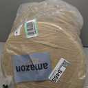 idee-home Outdoor Bistro Chair Cushions, 15”x15”x 3” Thick Outdoor Round Seat Cushions Set of 4 with Ties, Waterproof Round Patio Furniture for Garden