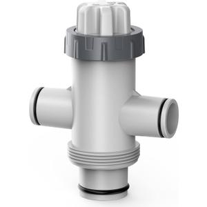SUMMERBUDDY Split Swimming Pool Hose Plunger Valve, 2 in 1 Hose Plunger Valve Swimming Pool Part for Filter Circulation System