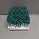 Micro Blood Collection Tubes 0.5ml Sodium Heparin Lab Collecting Tube for Lab Test Tubes Pet Animals Veterinary 100 Pcs Wrap Packaging