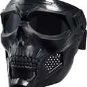 Skull Face Mask Full Face, Motorcycle Mask, Airsoft Mask, Tactical Mask, Paintball Mask for Men Women