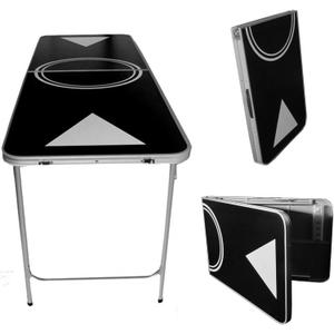 Portable Beer Pong Table - 6 Feet with Ball Rack & 6 Pong Balls!