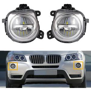 MUNIK 63177317251 63177317252 Front Left+Right LED Fog Light Lamp 2011-2019 For BMW F25 F26 F15 F85 F16 F86 X3 X4 X5 X5M X6 X6M Replat # 63177317251 63177317252