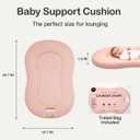 Baby Lounger Curve for Newborn 0-12 Months, Infant Snuggle Lounger Support
