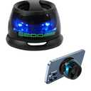 G200 Magnetic Bluetooth Speaker,Multifunctional Portable G200 Speakers with Multi RGB Color Light Show-3D Surround Sound Effect,Waterproof Magnetic Phone Stand Bluetooth Speakers for iPhone Android Black