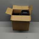 MCXYEM Adjustable Bed Furniture Risers Elevation in Heights Heavy Duty Risers for Both Posts and Wheels of Furniture Sofa Bed Couch Table (Black 6 Pack, 8 Inch)