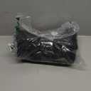 HYCOPROT Men's Snow Ski Pants Waterproof Softshell Outdoor Fleece Lined Snowboard Hiking Pants with Belt (36 Regular, Black)