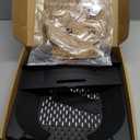 Roll Away Nesting Box for Chicken Coop with 3 Coconut Fiber Nesting Pads,Hen House Accessories,Black (1Pack)