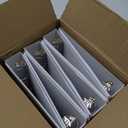 Blue Summit Supplies Mini 3 Ring Binder 5.5 x 8.5, 1 Inch Mini Binder 3 Ring, Ideal for Playbills or Planners, Small, White, 6 Pack