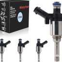 06H906036G Upgraded Fuel Injector 6 Holes 4Pcs | 2.0L L4 GDI Gas | for Audi: A3 A4 A5 A6 Q3 Q5 TT 2008-2016 Fit for VW: Passat Jetta CC EOS GTI Beetle Tiguan 2008-2017 Fuel Injectors Set of 4