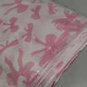 Havawish 400 Pack Valentines Wax Paper Sheets for Food 12x12 Inch Pink Bow Parchment Dry Waxed Deli Paper Sheets Waterproof Sandwich Wrapping Greaseproof Food Basket Liners for Picnic Kitchen Supplies