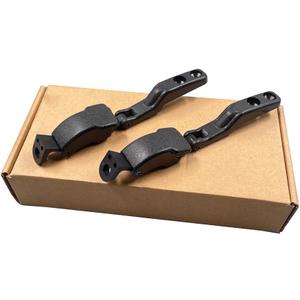 2 PCS Black Glass Rear Window Latch Hinge Compatible with Nissan Navara D21 D22 Pickup Frontier 1987-1995