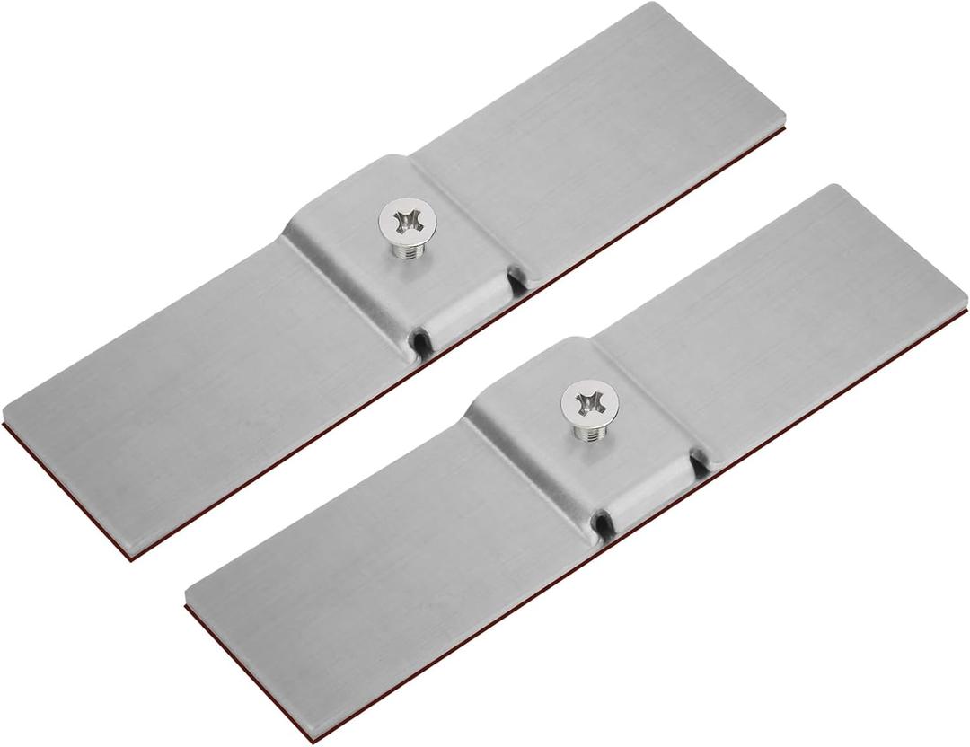 Granite Dishwasher Mounting Brackets Replacement Dishwasher Installation Bracket on All Solid Surfaces, Quartz, Corian, Granite, and Marble Countertops - 2 Pack